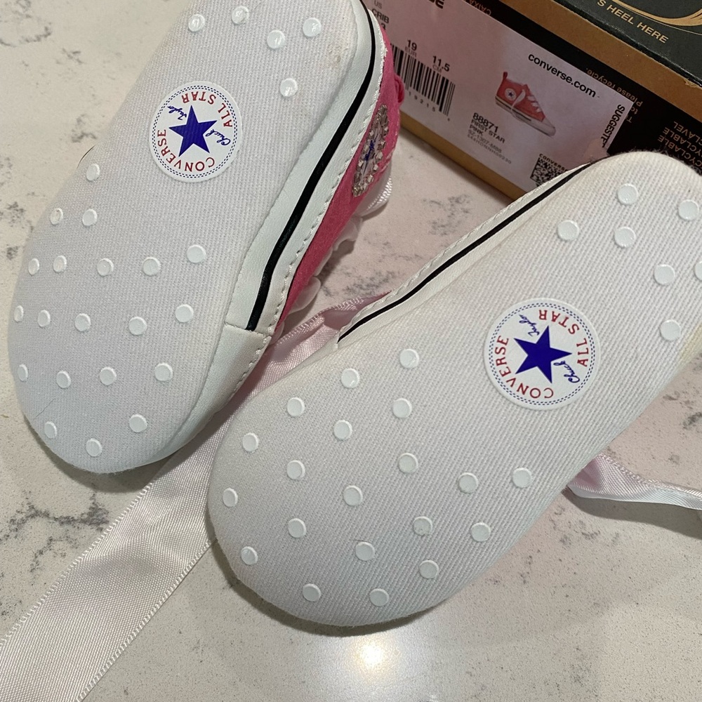 Pink Baby Converse - Picture 5 of 7